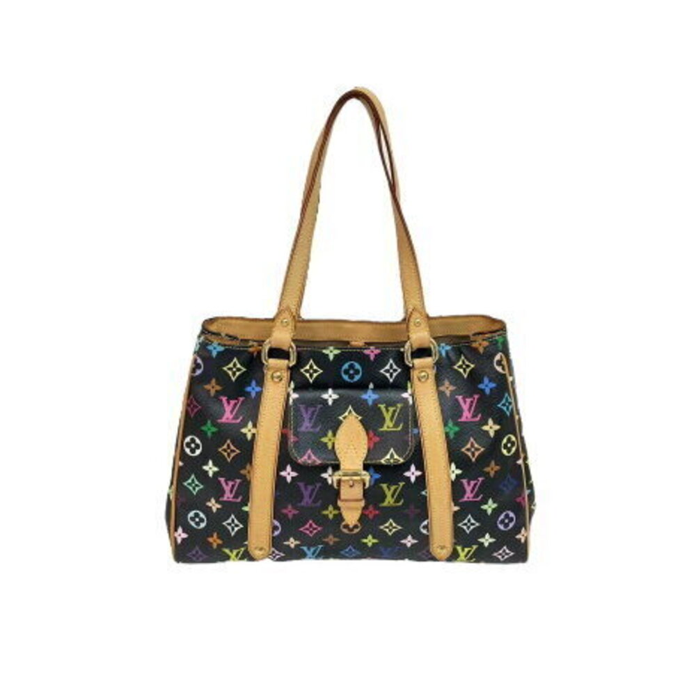 Louis Vuitton Aurelia Tote Bag Monogram Multicolore Multicolor Black